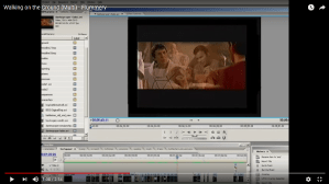 Screenshot still from Flummery's "Walking on the Ground" vid